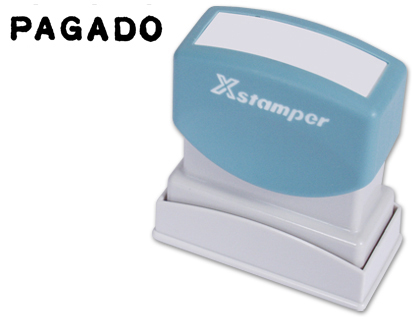 Sello de caucho X-Stamper automático 